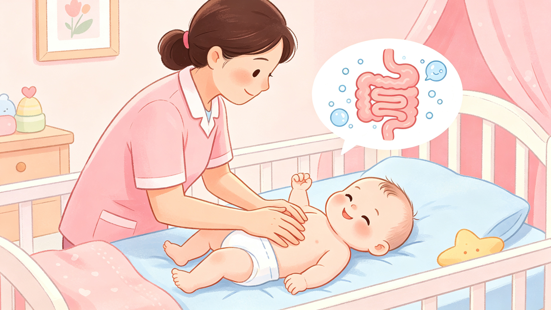 宝宝肠胀气怎么办？月嫂教的排气操和护理方法